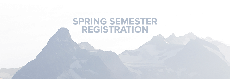 Spring Semester Registration 2017